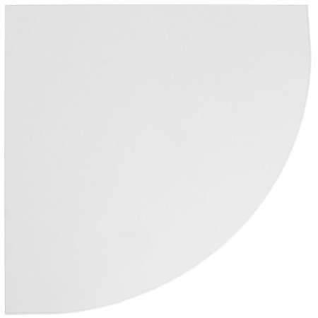 Corner shelf 350x350x16 mm white