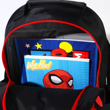 School backpack with an ergonomic back, 37x26x15 cm, Spider-Man-7