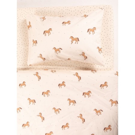 Bed linen nursery "Pony", size 110x140 cm, 110x140 cm, 40x60 cm-1
