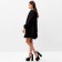 Women's dress with a bow Mist, p. M, black