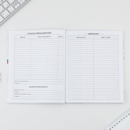 School Diary 5-11 Grade "September 1: Russia", solid cover 7BC, glossy lamination, 48 sheets-3
