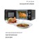 Microwave JVC JK-MW155M, 700 W, 20 l, 5 power levels, black