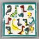 Paper napkins "dinosaurs", in a set of 20 pcs.