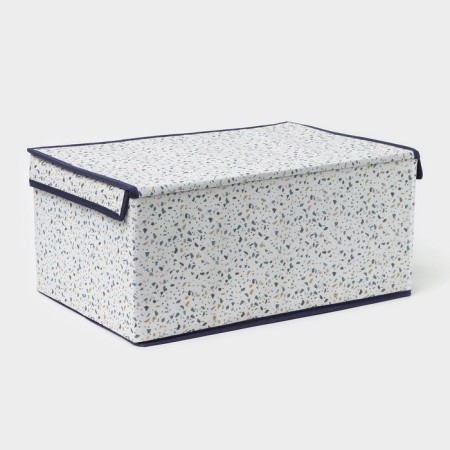 The storage box "Marmalade", 45 × 30 × 20 cm, white color-5