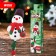 New Year's set for creativity. A spoon for decor with polymer clay “New Year! Snowman in a scarf "