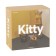 Set of glasses Doiy Kitty, 4 pcs, ginger color