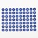 The Kuznetsova applicator, 70 thorns, film, 23 x 32 cm, blue.