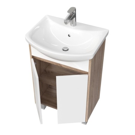 Spectrum Tumba Delhi 55, Dub Sonoma/White, Baltika-2