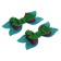 Carnival clamp "Snowman" set 2 pcs., Mix