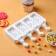 Ice Cream "Crystal", silicone, 19 × 12.5 × 2.2 cm, 4 cells, white color