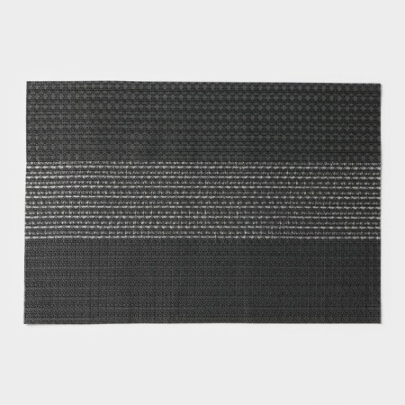 A set of serving napkins on the table “Shine”, 4 pcs, 45 × 30 cm, black color-3