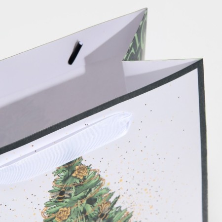 Laminated square “Gifts under the Christmas tree”, 22 x 22 x 11 cm, New Year-5