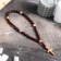 Wooden rosary, with a cross, 27 cm, mix