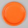 Disposable plate plate plain, orange color
