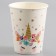 Paper glasses "unicorn", with stars, 6 pcs.