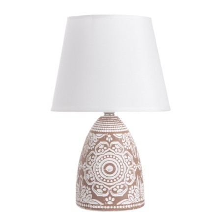 Table lamp "Zamir" 1x40W E14 coffee 20x20x32cm-5