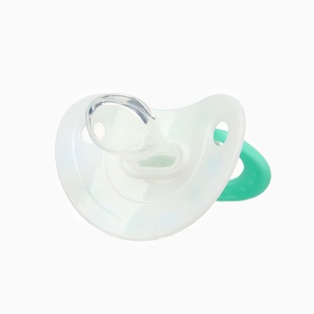 Nipple - orthodontic dummy "birds", +6 months, green color-4