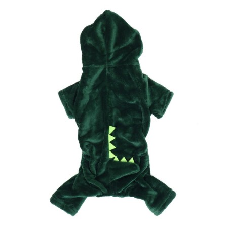 Dragneys' jumpsuit with a hood, size L (DS 35 cm, og 45 cm, Osh 35 cm), green-8