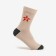 Male socks, Hakki Beige/Star, size 44-45