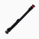 Nylon collar with fastex 2.5 cm, b -black