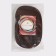 Artificial wig, with a bang, imitation of the skin, 60 cm, red color