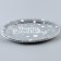 Paper plate “Happy Birthday”, stars, set 6 pcs in the set, 23 cm, silver color