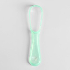Brush for cleaning the tongue, green
