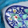 The herdgehog of Rishtan ceramics "Flowers", 24 cm, blue, mix