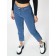 Women's cool jeans with a high -waist of blue, size 44