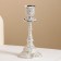 Legal candlestick, 8 × 8 × 16.5 cm, silver color
