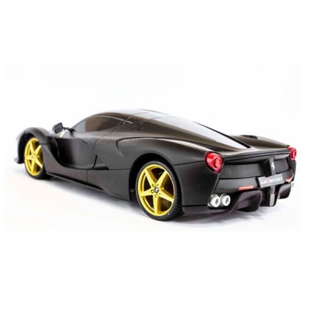 MASTO LAFERRARI machine, with light and sound, 1:24, black color with golden wheels-2