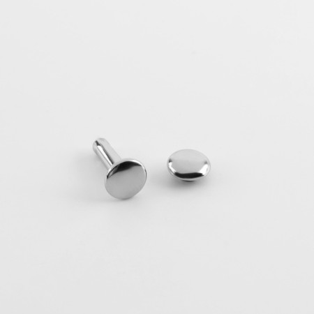 Holnite-boner, bilateral, d = 6 × 10 mm, silver color, price for 1 piece-1
