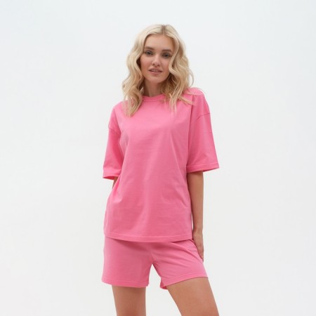 Female pajamas (T -shirt and shorts) KAFTAN BASIC p. 40-42, pink-5