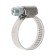 Chervyeric zein English, diameter 14-27 mm, 9 mm width, stainless steel