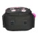School backpack, 40 x 33 x 19 cm, ergonomic back, stavia "muzzle", black/pink