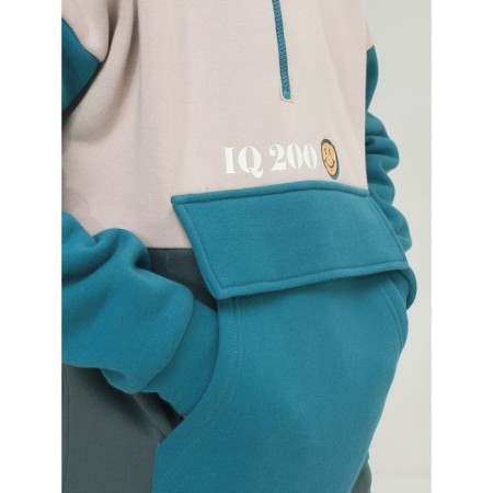 Hudy for the boy Pelican, height 122 cm, green color-2