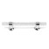 Cappio pk106 bracket handle, m/o 96 mm, d = 12 mm, plastic, transparent/chrome color