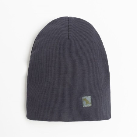 The hat is two-layer, the color is dark gray/dino, size 46-50