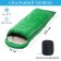 Tourist sleeping bag, 220 x 75 cm, up to -20 degrees, 700 g/m2, malachite
