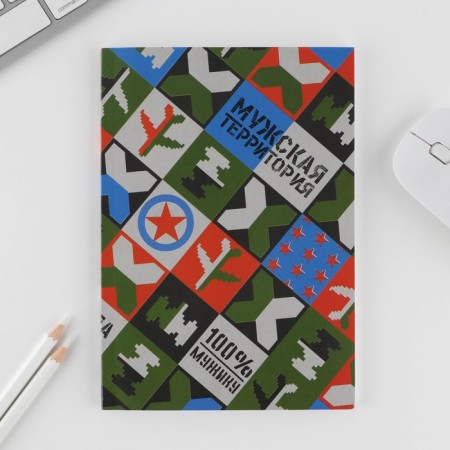 Gift set "Real Hero": A5 Diary 80 sheets, planing 50 sheets and Plastic pen.-2