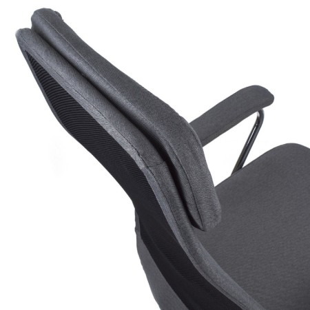 Office armchair Brabix "Flight ex-540", chrome, fabric, mesh, gray-4
