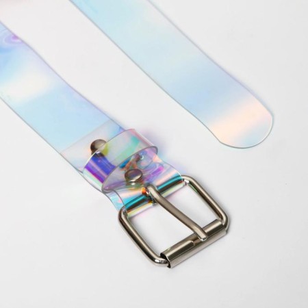 Holographic belt “Blistai, baby!”, In a gift box, 117x3 cm-2