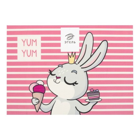 New Year's napkin on the table "Yum yum", PVC, 40*29 cm-4