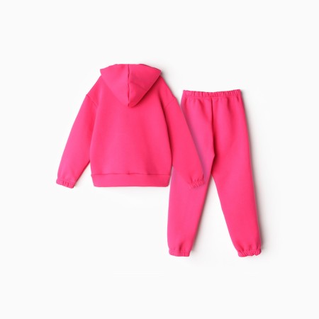 A set for a girl (sweatshirt, trousers), I was launched, raspberry color, height 110 cm-6