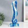Souvenir Polystone "Sea Horse" stains of paint, blue 10x15.5x37.2 cm