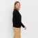 Women's longing, black color, size m (44)