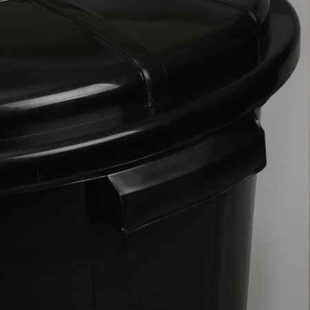 Household tank, 50 l, with a lid, black-2