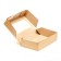 Packaging for products, craft with a window, 23 x 14 x 6 cm, 1.9 l, set 10 pcs.