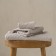 Terry towel Pasionaria "Memo", 450 gr, size 30x50 cm, color light gray