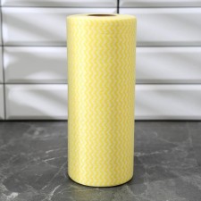 Universal cleaning napkins in the rolon of the share, 25 × 30 cm, 100 pcs, viscose, color mix
